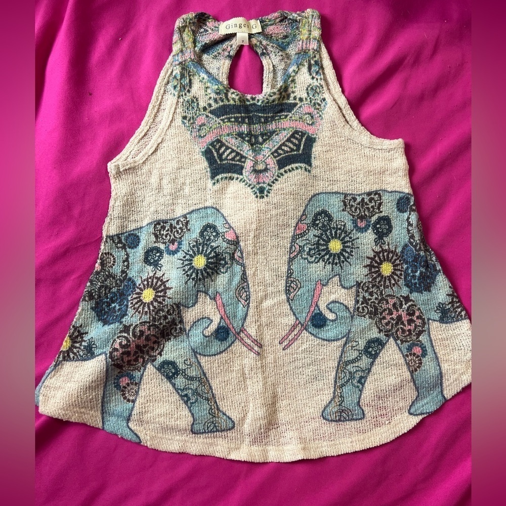 #3 Ginger G Elephant tank